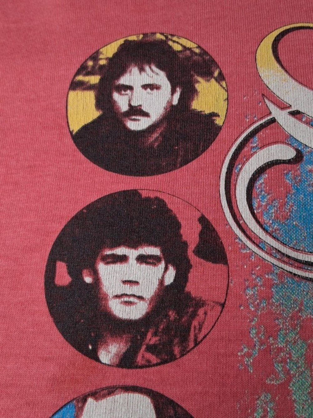 Vintage Shenandoah Band Shirt L Pink Single Stitch Screen Stars Best USA On Tour - Picture 13 of 16
